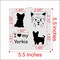 I Love My Yorkie Cookie & Craft Stencil | CM014 by Designer Stencils | Cookie Decorating Tools |